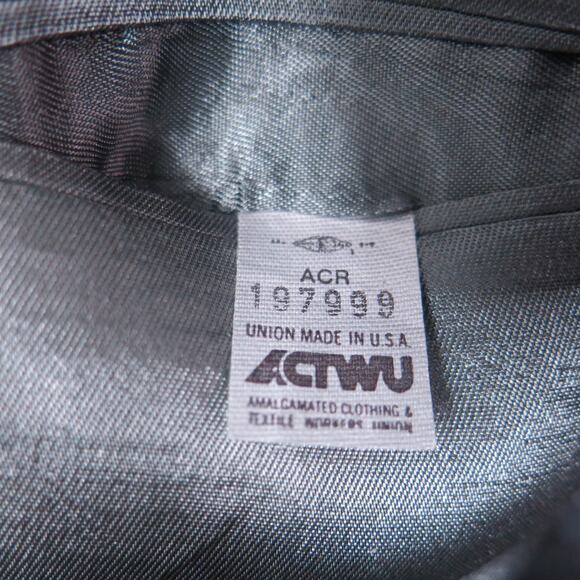 VINTAGE JOHNNY CARSON Suit Jacket/Sports Coat Size 46 Hamricks Gaffney SC Black - Picture 15 of 16